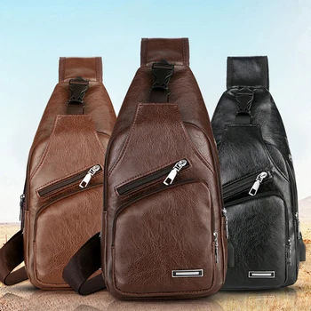 Сумки через плечо, модная повседневная нагрудная сумка, USB-зарядка, сумка для переноски, сумка на одно плечо, сумка через плечо, модная сумка в корейском стиле
