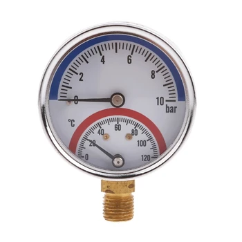 Термометр-манометр, датчик температуры котла, датчик давления Drosphip