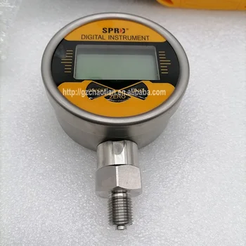 Универсальные цифровые гидравлические манометры комплект для испытания гидравлического давления экскаватора манометры 0-60МПа 4