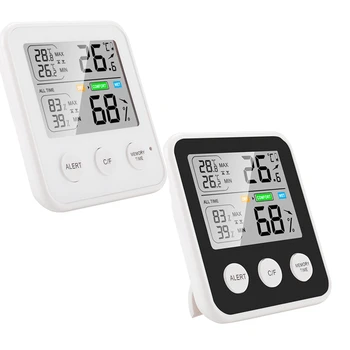Цифровой термометр Гигрометр Метеостанция в помещении Домашняя Гостиная Спальня Мини-термометр Монитор влажности