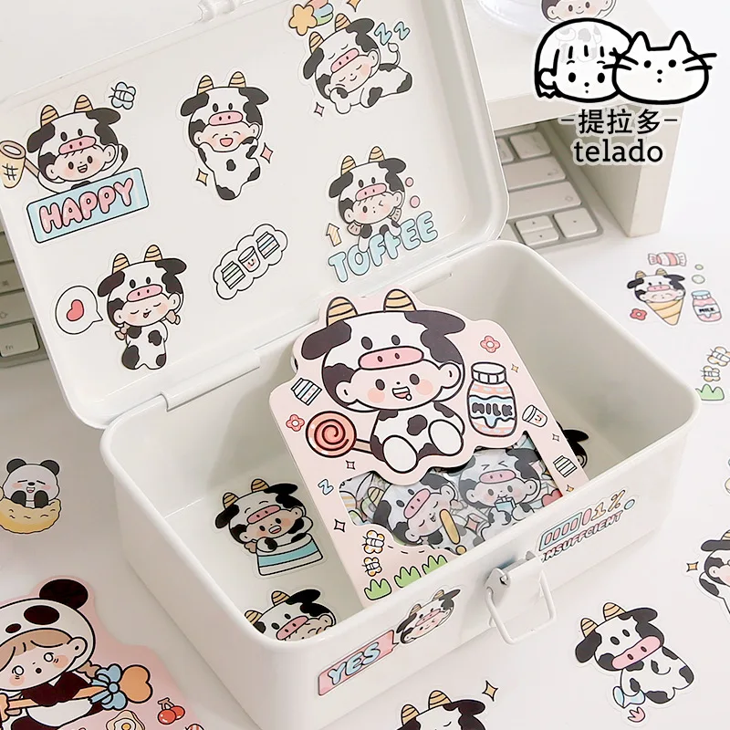 30 шт. /лот, канцелярские наклейки Kawaii, Серия Milk Panda Manor, наклейки в штучной упаковке, Планировщик, Декоративные наклейки для мобильных устройств, скрапбукинг 1