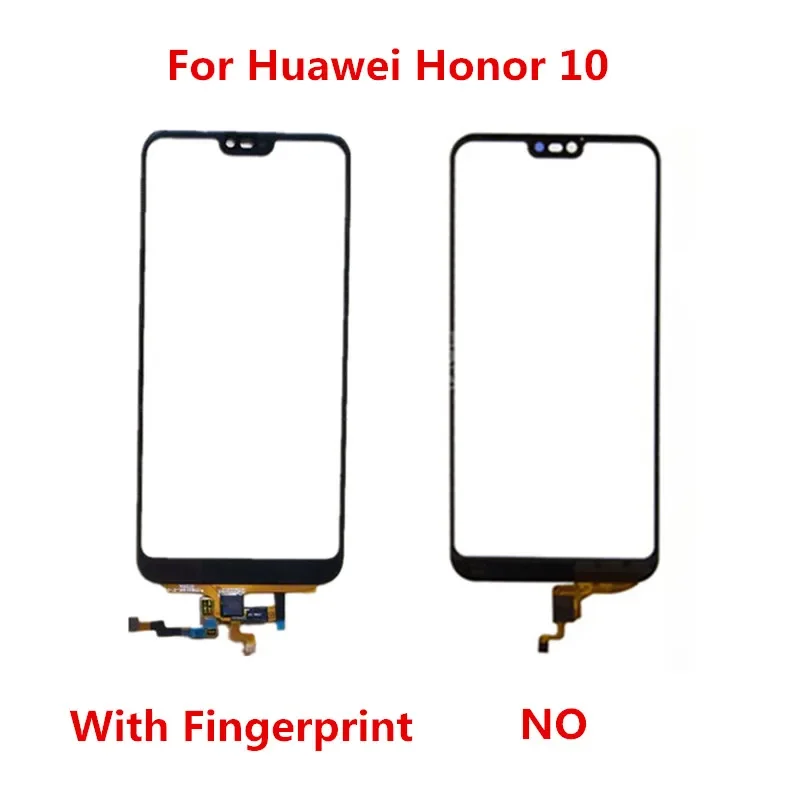 Honor10 Внешний Экран Для Huawei Honor 10 Дигитайзер Сенсор Передняя Сенсорная Панель ЖК Дисплей Выходная Стеклянная Крышка Ремонт Замена Деталей