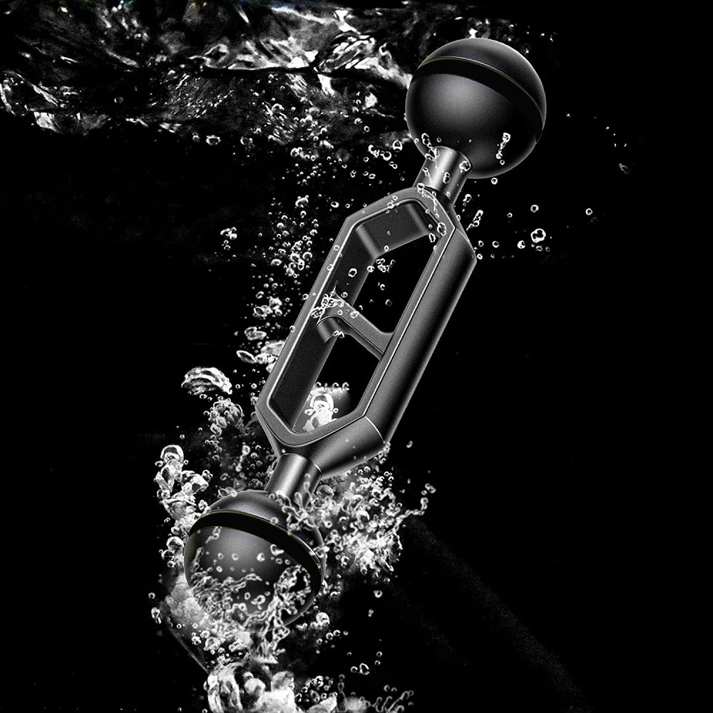 Mcoplus 2шт Удлинитель для Подводного Плавания Световой Рычаг для Лотка Камеры Видео Фонарик Для Подводного Плавания Lihgt Крепление Подводная Фотография 4