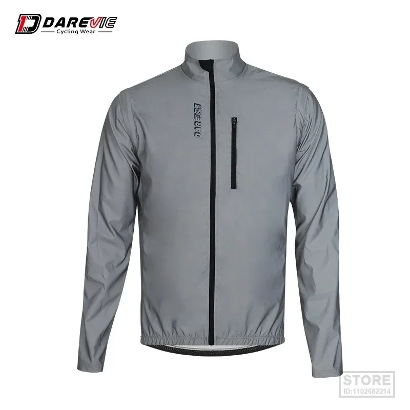 Велосипедная куртка DAREVIE Со Светоотражающими Съемными рукавами, Велосипедный мужской жилет с открытыми рукавами 0