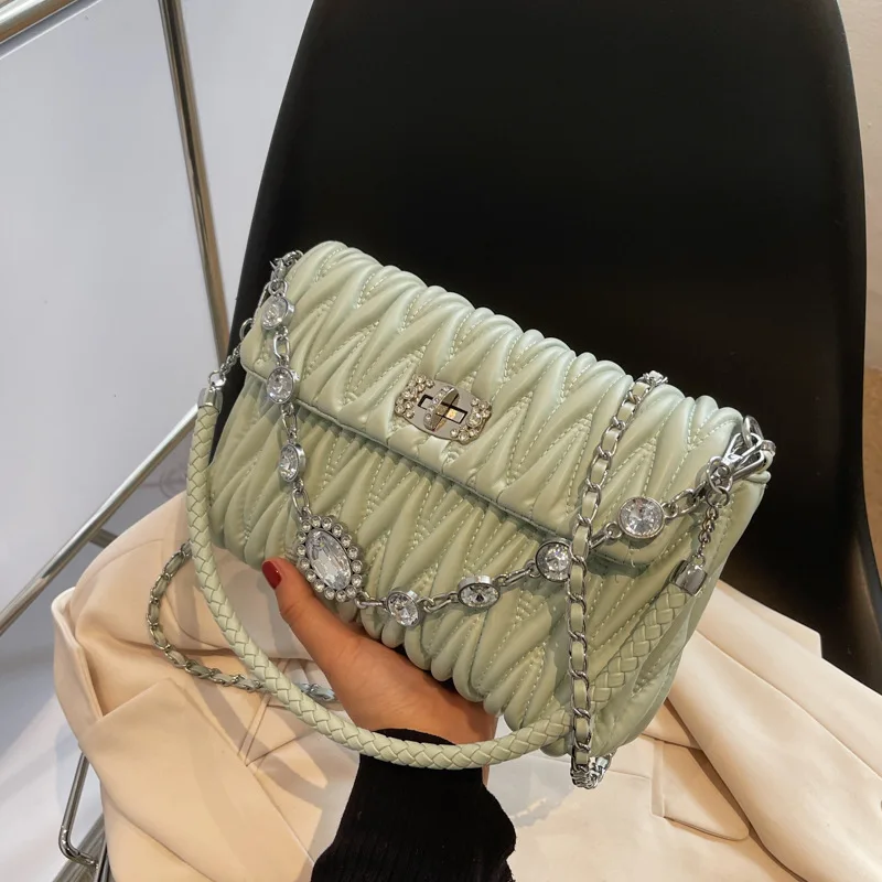 Высококачественные женские сумки на цепочке, сумки-мессенджеры, модные дизайнерские женские сумки через плечо из искусственной кожи, повседневные женские сумки через плечо 3
