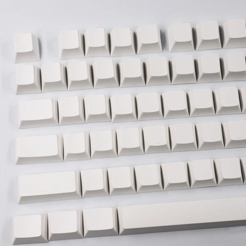 Минималистичные Белые Пустые Колпачки Для ключей CherryProfile для Механической клавиатуры 108 104 2