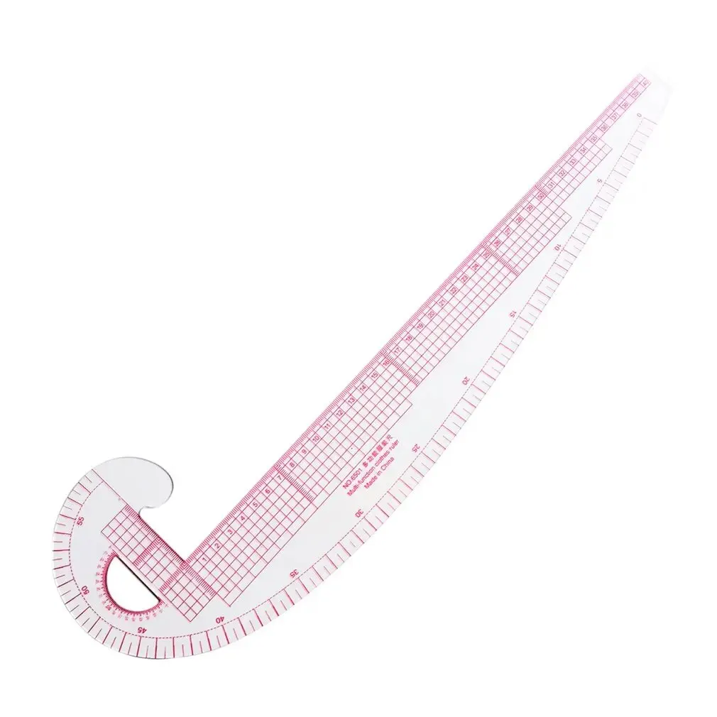 Многофункциональная пластиковая линейка 6501 для шитья по французской кривой, Измеряющая Линейка для пошива одежды на заказ, Инструменты для изгиба линейки на 360 градусов 0