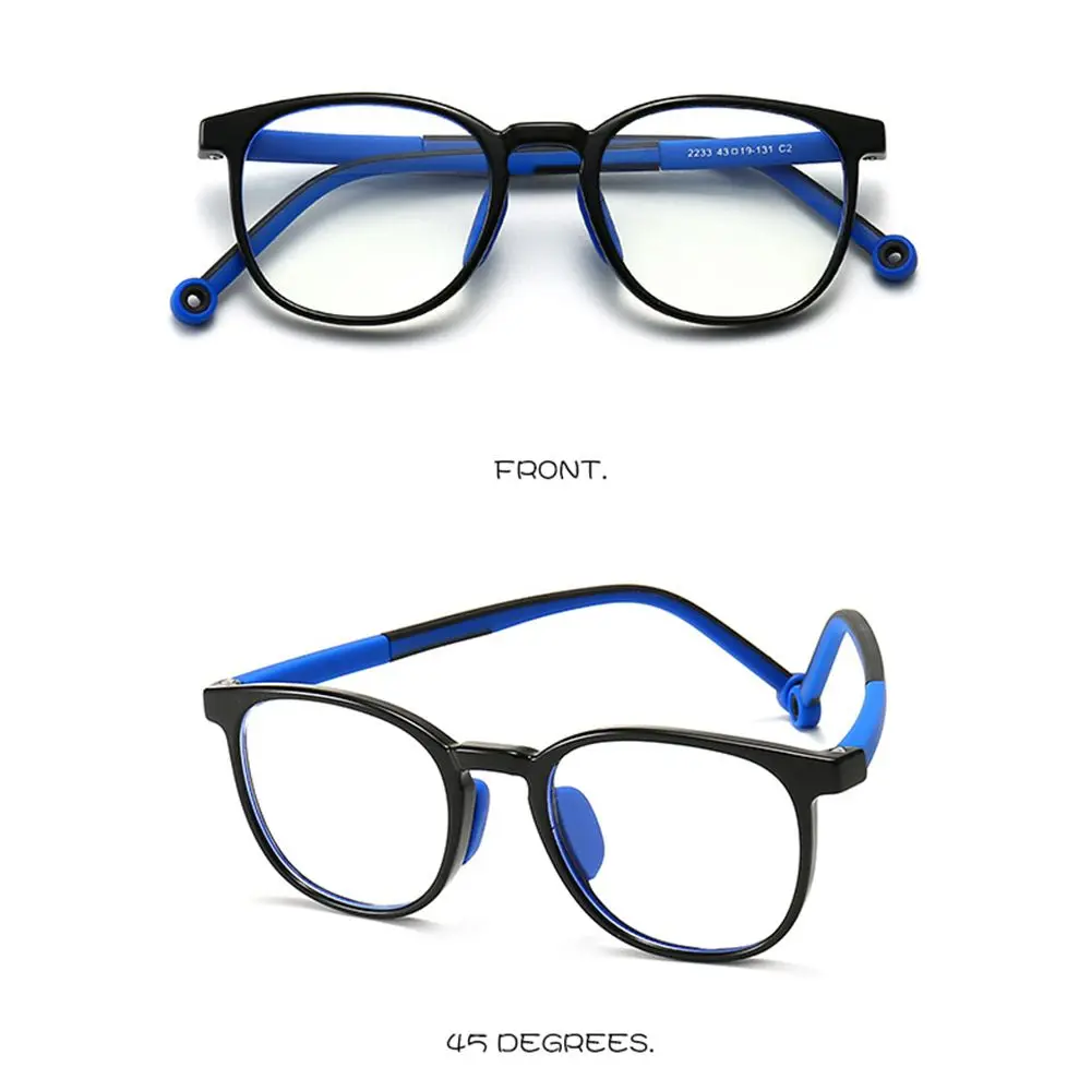 Модные Онлайн-классы Защита глаз Компьютерные очки в Сверхлегкой оправе Удобные Очки Детские Очки 1