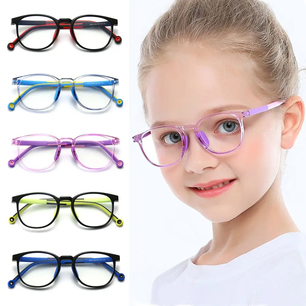 Модные Онлайн-классы Защита глаз Компьютерные очки в Сверхлегкой оправе Удобные Очки Детские Очки 2