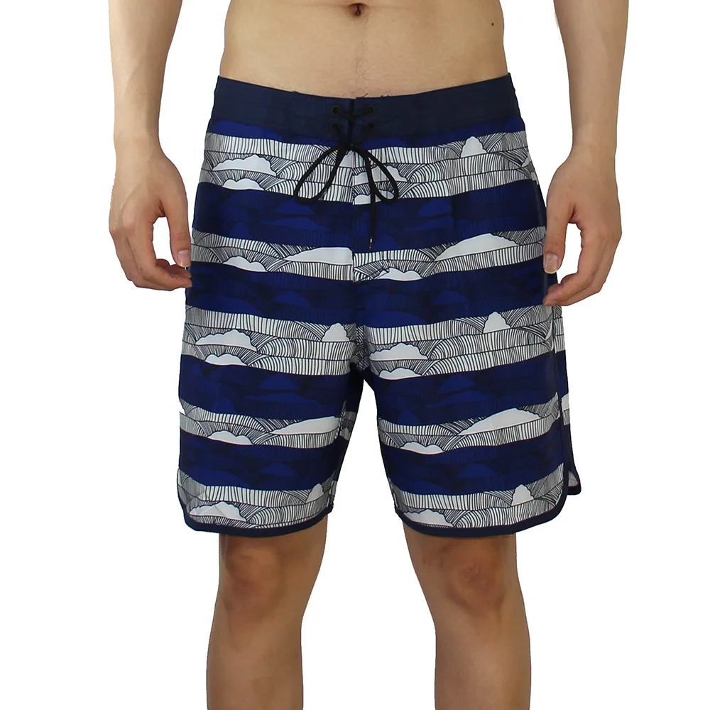 Новые мужские быстросохнущие пляжные шорты на лето 2024, повседневные спортивные четырехсторонние эластичные водонепроницаемые пляжные брюки