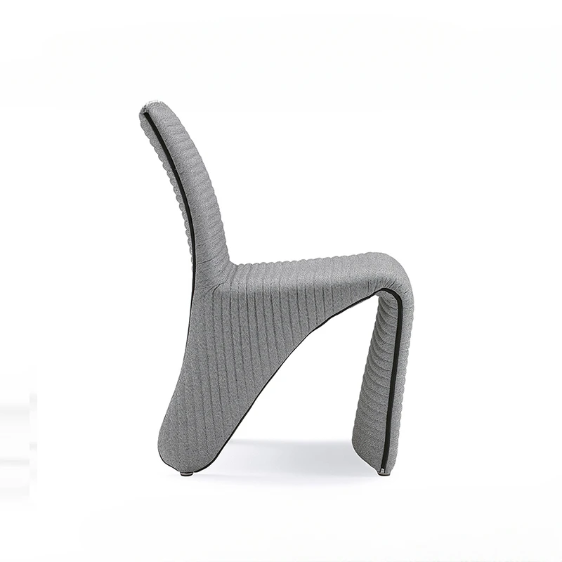 Обеденный стул свободной формы из ткани, гостиная, спальня, кабинет, письменный офисный стул 0