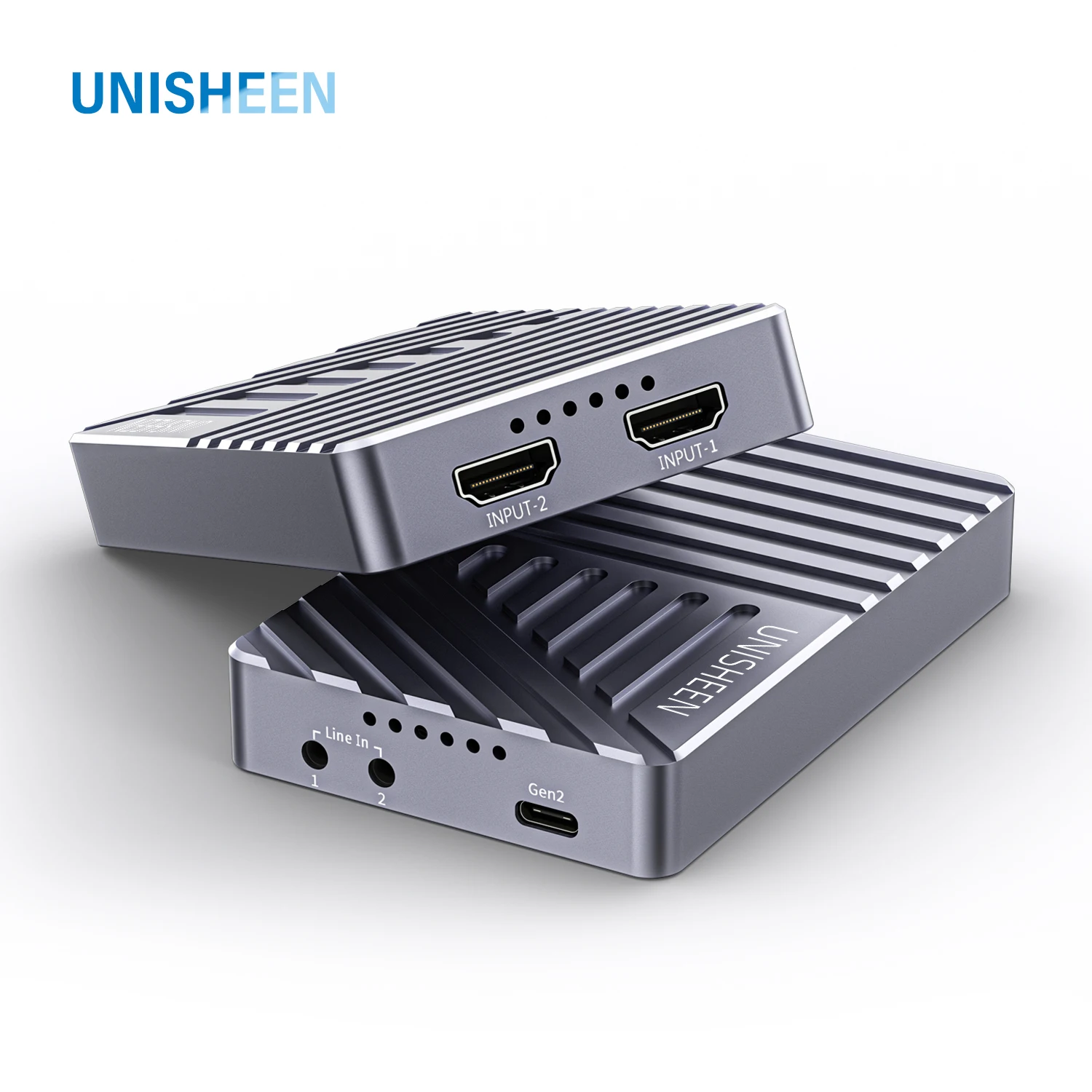 Оборудование для потоковой передачи игр UHD В Прямом эфире 2160p OBS vMix USB3.1 Thunderbolt 4K DUAL HDMI Карта ВИДЕОЗАХВАТА Box Grabber Dongle