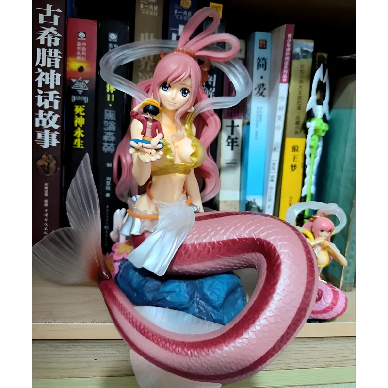 Оригинальное аниме One Piece Princess Shirahoshi Lift Фигурка Луффи, Хорошая коллекция статуй из ПВХ, модели Игрушек, подарки для мальчиков и девочек 5
