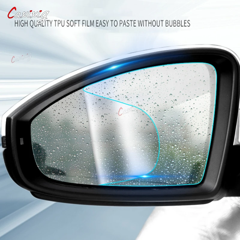 для Acura TSX 2004 ~ 2014 CL9 CU2 Полное Покрытие Противотуманной Пленки Зеркало заднего Вида Непромокаемые Прозрачные Противотуманные Пленки Автомобильные Аксессуары 2013 3
