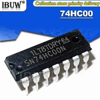 10ШТ SN74HC00 DIP14 SN74HC00 74HC00 74HC00 DIP Интегрированная микросхема