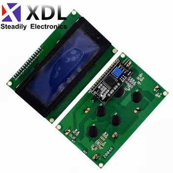 1ШТ LCD2004 + I2C 2004 20x4 2004A синий экран HD44780 Символьный ЖК-дисплей/с Модулем Адаптера Последовательного интерфейса IIC/I2C Для Модуля Arduino 0