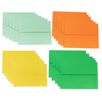 80шт конвертов для приглашений, конверты для печати карточек размером 5,3 х 7,3 дюйма в бассейне, для приглашений, с отклеиванием и прессованием 0