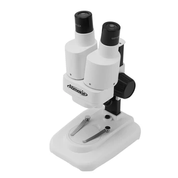AOMEKIE 20X Стереомикроскоп Бинокулярный Со Светодиодом Для Пайки Печатных Плат Инструмент Для Ремонта Мобильных Телефонов Слайды Для Наблюдения За Минералами Microscopio 0