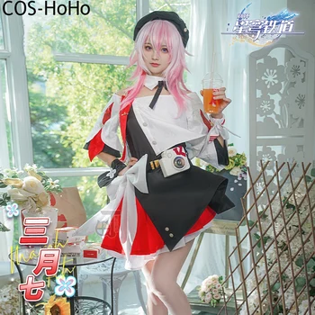 COS-HoHo Honkai: игровой костюм Star Rail 7 марта, милая униформа, косплей, костюм для ролевых игр на Хэллоуин, наряд для женщин 0