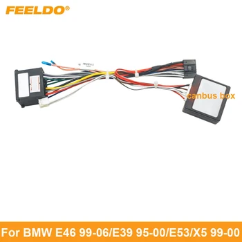 FEELDO Car Audio 16pin Жгут Проводов Кабель для BMW E46 (99-06) E39 (95-00) E53 X5 (99-00) Стерео Монтажный Провод Адаптер 0