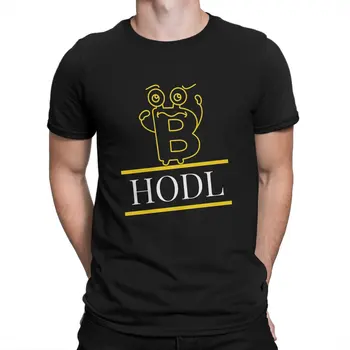 HODL Футболка Для Мужчин Bitcoin Crypto Стиль Одежды Из Полиэстера Удобная Футболка