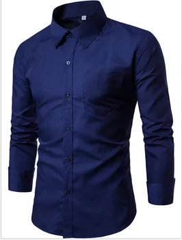 MRMT 2023 брендовая мужская рубашка с длинными рукавами, мужская однотонная деловая рубашка 0