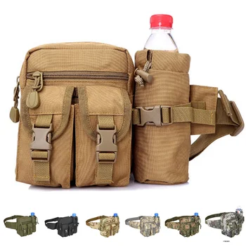 Водонепроницаемая нейлоновая Поясная сумка Для мужчин, Тактическая Военная Армейская Поясная сумка для пеших прогулок, кемпинга на открытом воздухе, Пояс для задницы, Спортивные Нагрудные сумки
