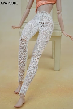 Высококачественные кружевные штаны ручной работы, брюки для одежды куклы Барби, модный наряд для кукол 1/6.