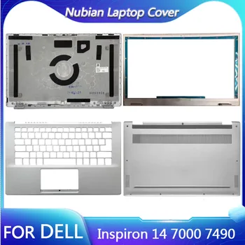Для ноутбука Dell Inspiron 14 7000 7490 Задняя крышка ЖК-дисплея/передняя крышка ЖК-дисплея/подставка для рук/Нижняя крышка серебристого цвета