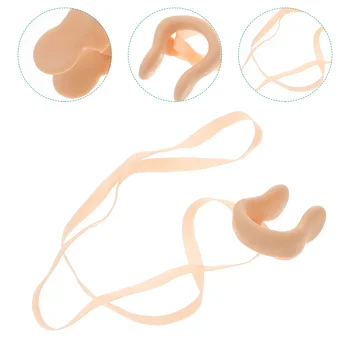 Зажим для носа для плавания на шнурке, удобные латексные заглушки для детей и взрослых 4