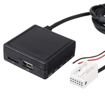 кабель Приемника Bluetooth Aux с USB, микрофоном, Адаптером Громкой связи Aux для BMW E60 E63 E64 E65 E66 E81 E82 E87 E90 0