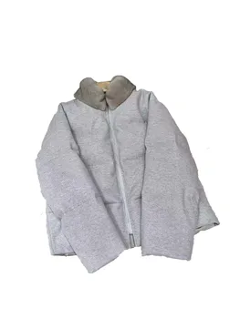 Кашемировая куртка с шерстяным воротником, дизайн сращивания, теплая и уютная повседневная мода 2024, новинка зимы 1023