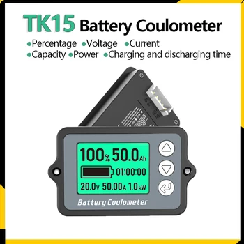Кулонометр Батареи TK15 80V 50/100/350A Профессиональный Прецизионный Тестер Емкости Батареи Монитор Литиевой Батареи для Электромобиля