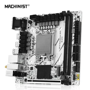 Материнская плата MACHINIST LGA 1700 Поддерживает оперативную память DDR4 12-13 поколения Intel CPU 12100F 12400F 12490F 12600F 12700F 13600F NVME M.2 VGA H610