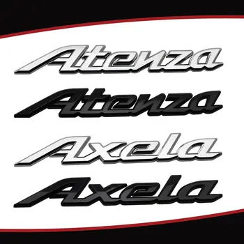 Металлические 3D наклейки для стайлинга автомобилей Аксессуары для Mazda 3 6 Axela Atenza Наклейка на дверь багажника Наклейки на значки транспортных средств