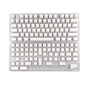 Минималистичные Белые Пустые Колпачки Для ключей CherryProfile для Механической клавиатуры 108 104 0