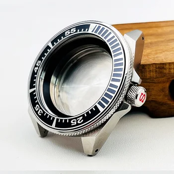 Мод Seiko King Samurai Watch Case NH35 Чехлы Подходят для часов NH35 NH36 Механизм с автоподзаводом Сапфировое стекло 20ATM Diver Watch Case 0