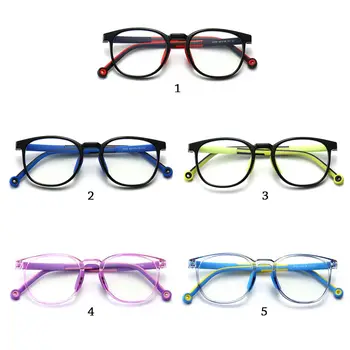 Модные Онлайн-классы Защита глаз Компьютерные очки в Сверхлегкой оправе Удобные Очки Детские Очки 4