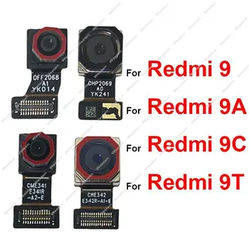 Модуль Передней Камеры Заднего Вида Для Xiaomi Redmi 9 9A 9C 9T Фронтальная Маленькая Камера Для Селфи Большая Задняя Замена Основной Камеры