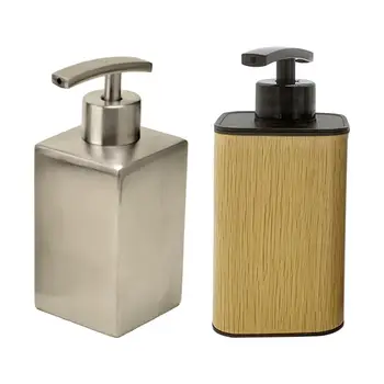 Насос-дозатор мыла, контейнер для мыла, бутылка-дозатор лосьона, контейнер для душа для мытья тела с шампунем для ванной комнаты отеля 0