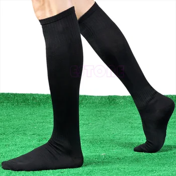 Новые мужские Женские спортивные Длинные носки до колена Футбольные хоккейные чулки N58B 0