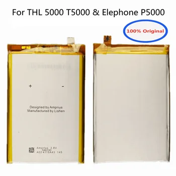 Новый 100% оригинальный резервный аккумулятор Elephone P5000 5000 мАч Для Elephone P5000 T5000 THL 5000 Smart Mobile Phone Bateria Battery 0
