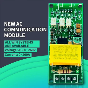 Новый PZEM-004T AC 0-100A к AC 80-260v Цифровой Многофункциональный Измеритель Мощности Вт, Вольт-Ампер, Тестовый Модуль TTL Тока Для Arduino