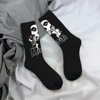 Носки с черепом Misfits Мужские Женские модные носки из полиэстера Harajuku Весна Лето Осень Зимние носки в подарок 2