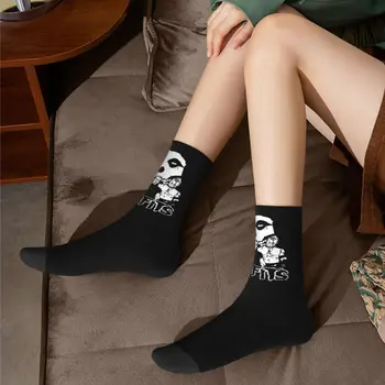 Носки с черепом Misfits Мужские Женские модные носки из полиэстера Harajuku Весна Лето Осень Зимние носки в подарок 4