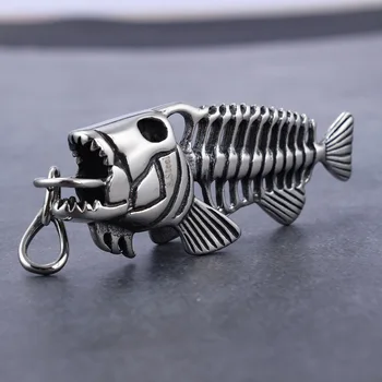 Подвеска из кости гигантского рыбьего черепа серии Animal