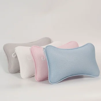 Роскошная Подушка для ванны с Уникальным Дизайном в форме кости, Мягким Полиэфирным Волокном и 3D-сеткой 0