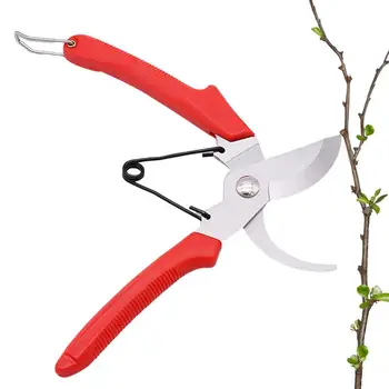 Садовые ножницы Из нержавеющей стали Для садовой обрезки Ручной инструмент Секаторы для цветов, растений, овощей в горшках 0