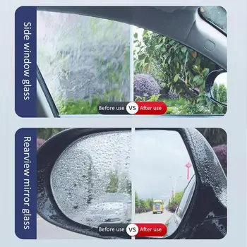 Спрей против запотевания для лобового стекла автомобиля Креативное водонепроницаемое Гидрофобное покрытие автомобильного стекла Жидкий Керамический спрей-очиститель лобового стекла 3