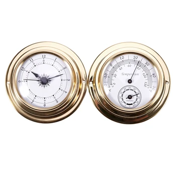 Термометр Гигрометр Барометр Часы Часы 2 Всего комплекта Метеостанция Метр 0